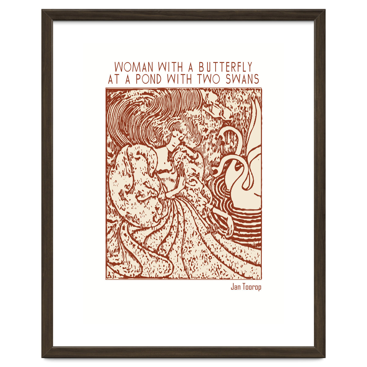 Woman With A Butterfly