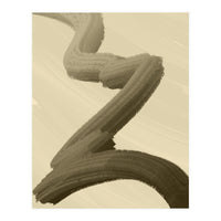 Brushstrokes in Sepia (Print Only)