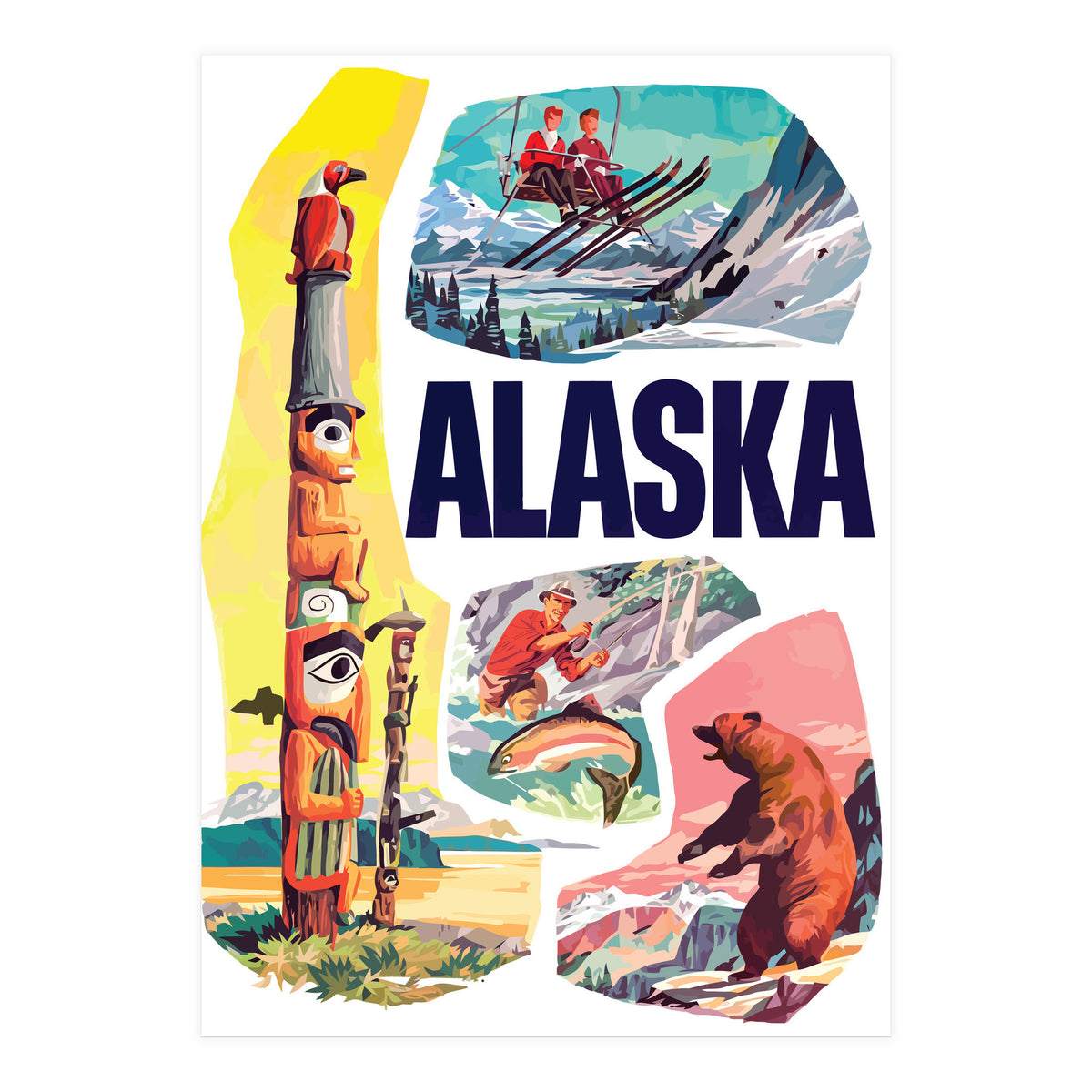 Alaska, Tourist Attractions (Print Only)