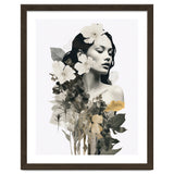 Collage Of A Woman And Flowers thumbnail