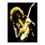 Jimmy Page American Rock Band Guitarist Legend in Pop Art (Print Only) thumbnail
