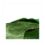 Green & Gold Agate Texture 28 (Print Only) thumbnail