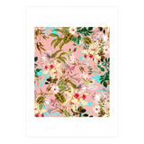 Gardenia | Vintage Botanical Nature Pattern | Blush Boho Plants Garden Floral (Print Only) thumbnail