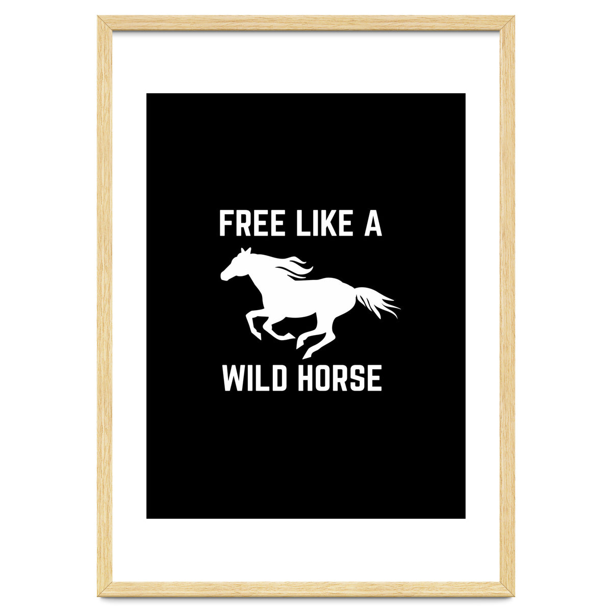 Free like a wild horse
