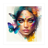 Holi Glow Hindu Portrait (Print Only) thumbnail