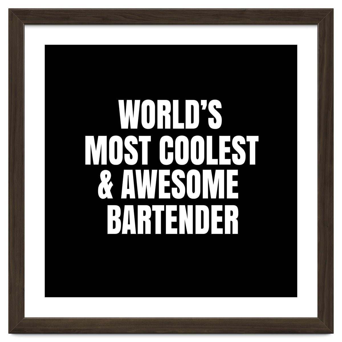 World's most coolest and awesome bartender