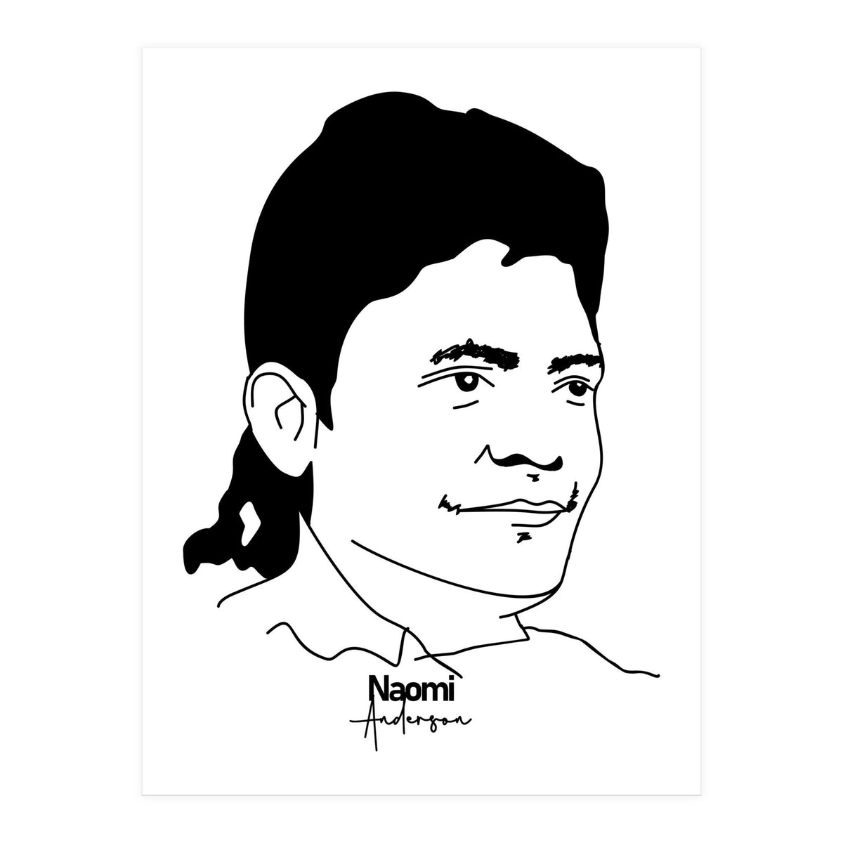 Naomi Anderson African American Suffragist (Print Only)