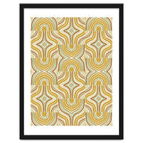 Ochre Retro Marbled Tiles thumbnail