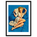 Pinup Sexy Girl Reading A Love Letter thumbnail