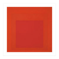 JOSEF ALBERS - HOMAGE TO THE SQUARE RED (Print Only)