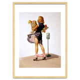 Pinup Sexy Girl Had Funny Accident On A Bus Stop thumbnail