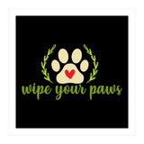 Wipe Your Paws  (Print Only) thumbnail