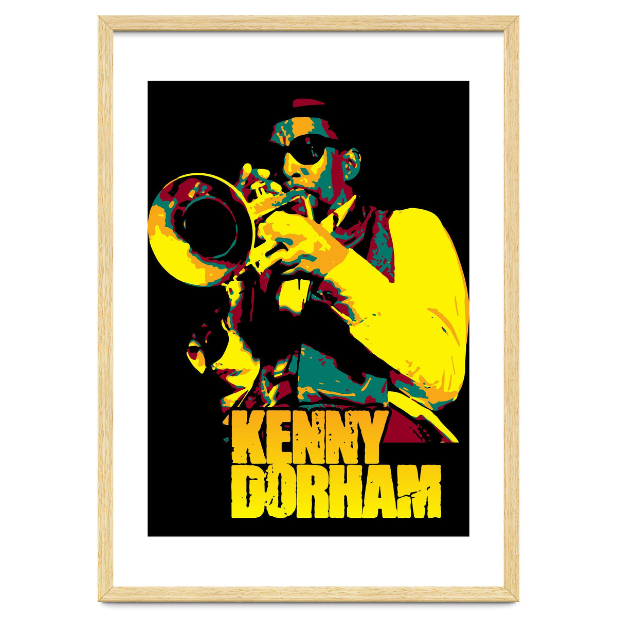 Kenny Dorham Jazz Trumpeter in Pop Art