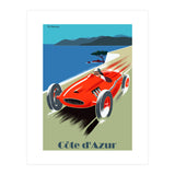 French Riviera, Race Car (Print Only) thumbnail
