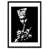 Don Cherry Trumpeter Jazz Music Legend in Grayscale thumbnail