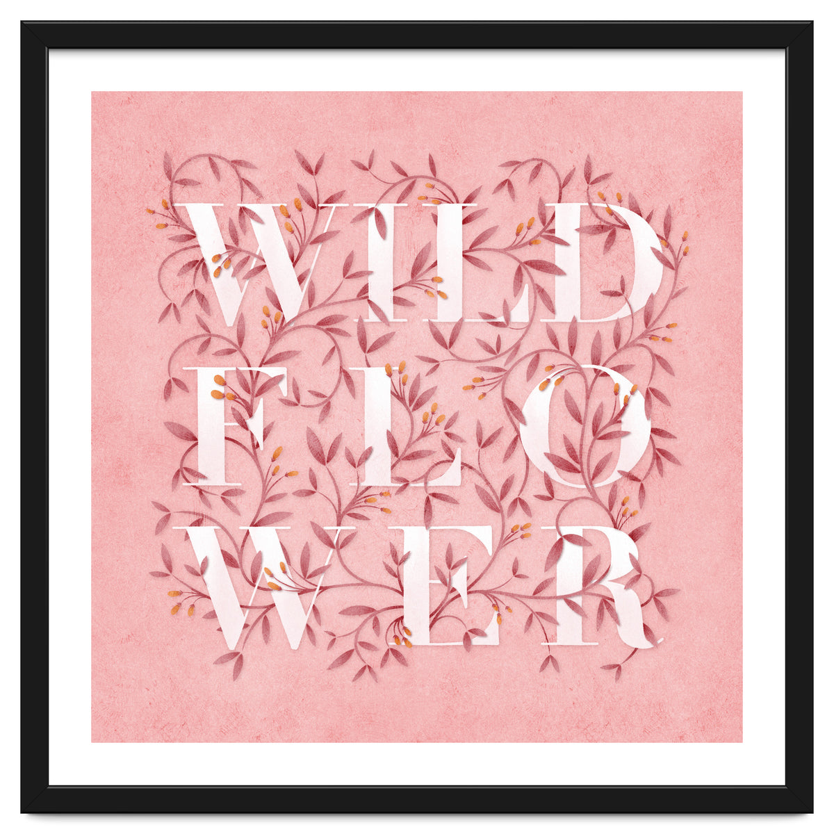 Wild Flower Typography