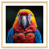 Close Up Portrait Of A Colorful Macaw Parrot thumbnail