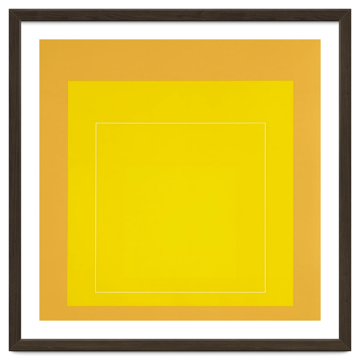 JOSEF ALBERS - HOMAGE TO THE SQUARE YELLOW