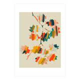 colorful hanging maple leaves (Print Only) thumbnail