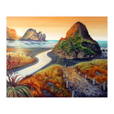 Piha In Golden Tones (Print Only) thumbnail