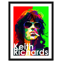 Keith Richards Pop Art WPAP