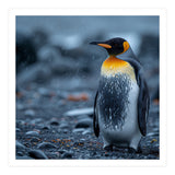 King Penguin Standing In The Rain (Print Only) thumbnail