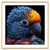 Close Up Vibrant Parrot Eye thumbnail