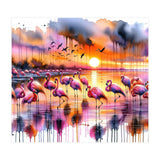 Flamingo Sunset On The Coast (Print Only) thumbnail