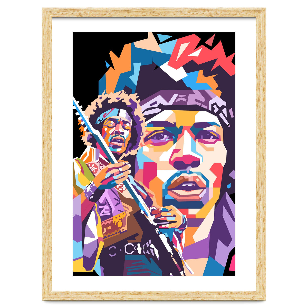 Jimi Hendrix wpap art
