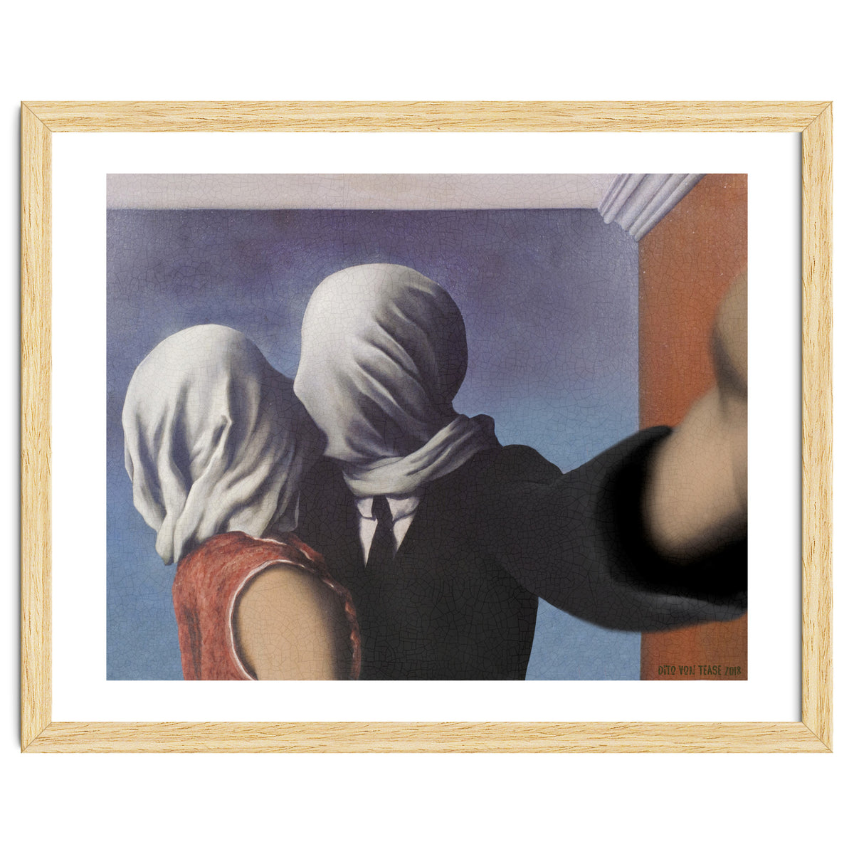 Lovers - Magritte - Selfie