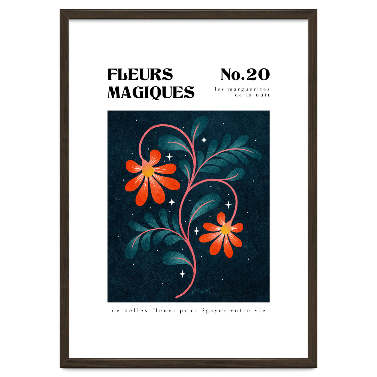 Magical Flowers No.20 Dark Daisies