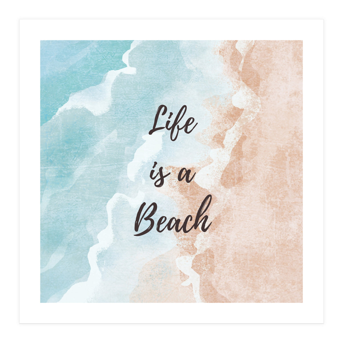 Life's a beach, enjoy the waves 🌊 (Print Only)