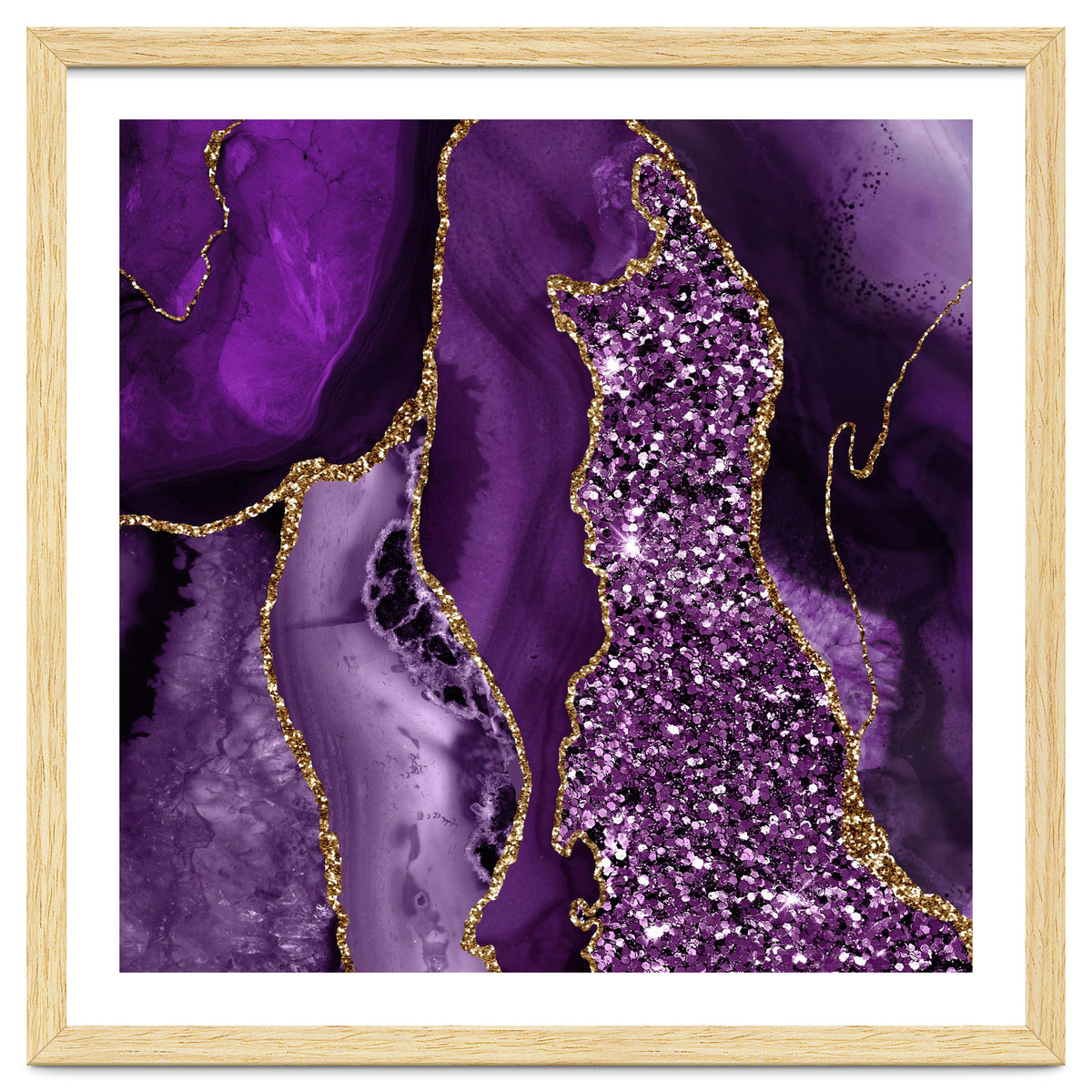 Agate Glitter Ocean Texture 04