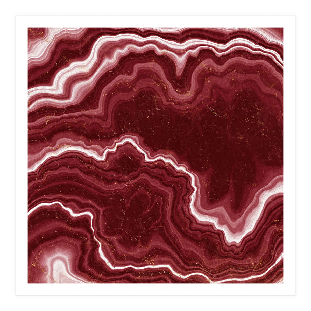 Red Agate Texture 09  (Print Only)