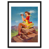 Pinup Sexy Binoculars Girl thumbnail
