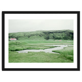 Pond and house in the middle of nowhere - Iceland thumbnail