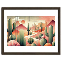 Art Deco Desert Cacti