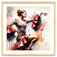 Scarlet Flamenco Side Pose