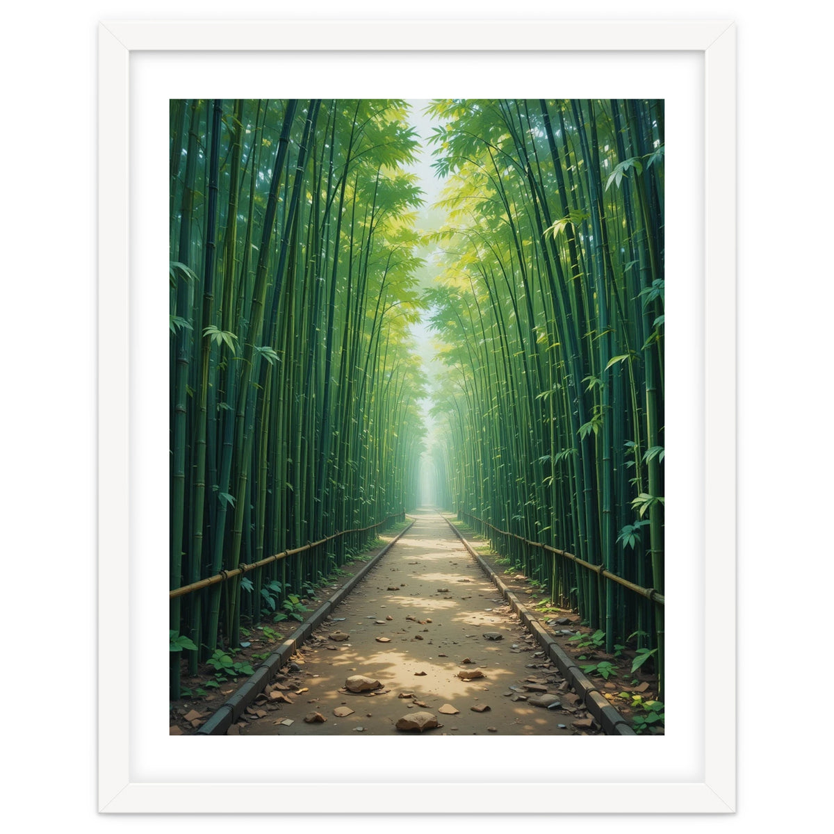 The Emerald Path: A Sun-Drenched Journey