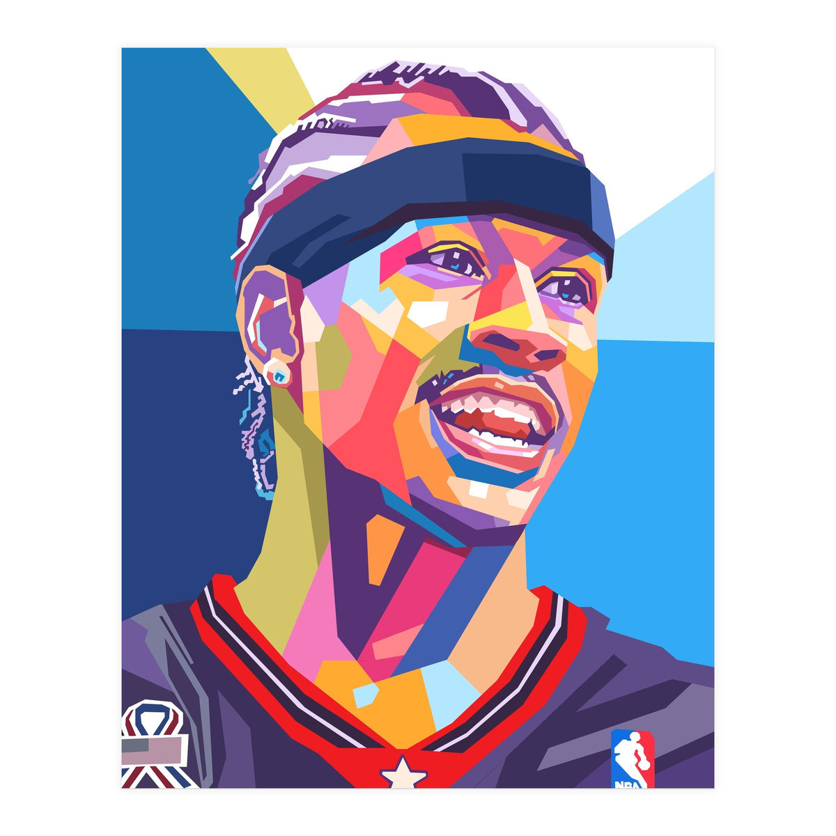 Allen Iverson pop art (Print Only)