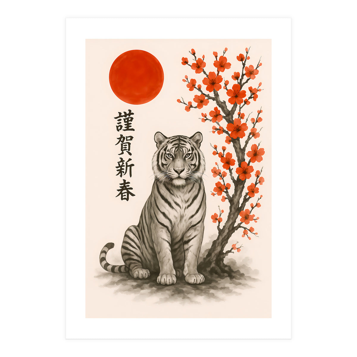 Tiger Japanese (Print Only)