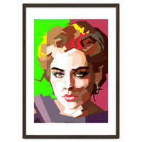 Sharon Stone Actress Movie Retro Illustration