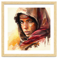 Watercolor Tuareg Woman #5