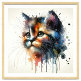 Colorful Kitten Portrait thumbnail