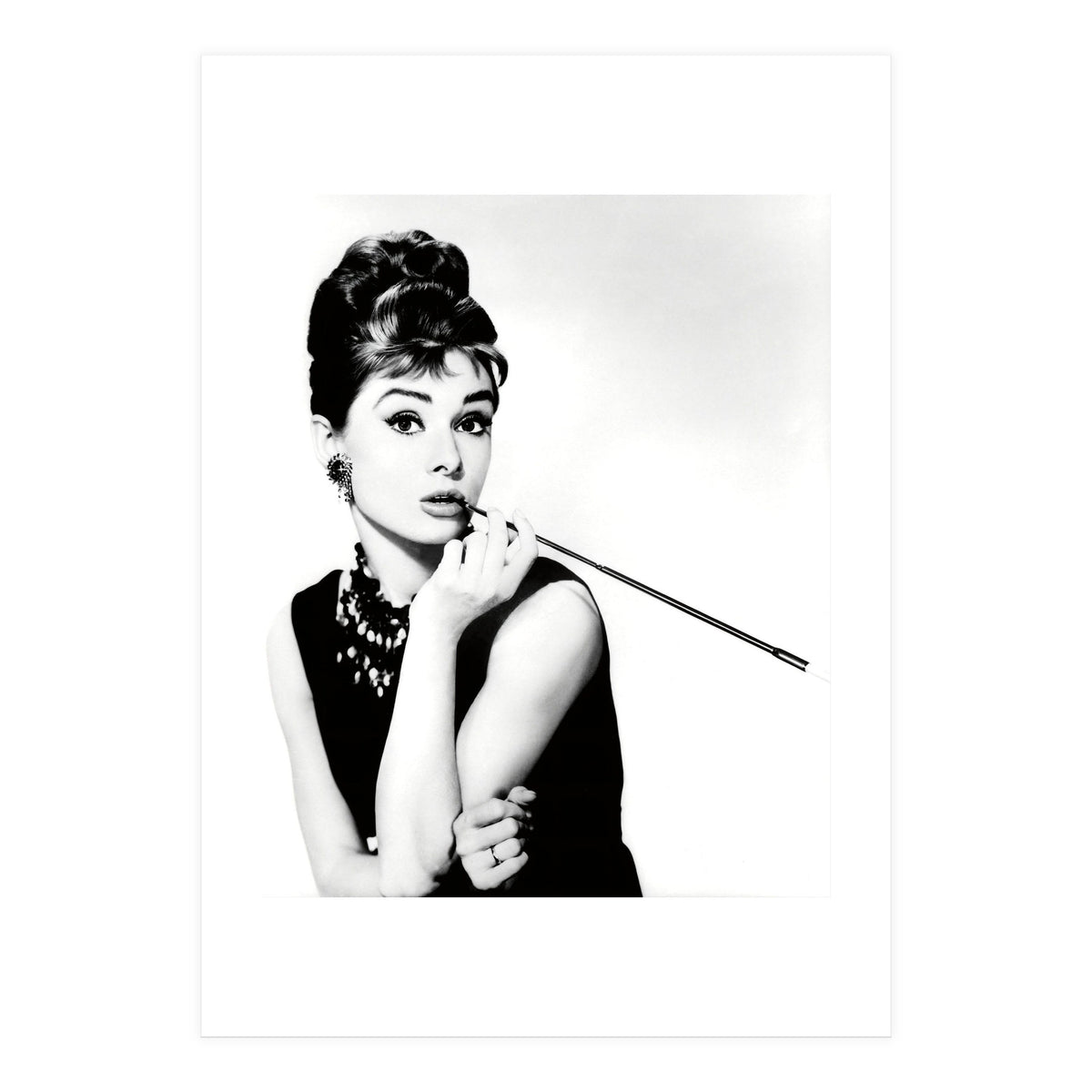 AUDREY HEPBURN in BREAKFAST AT TIFFANY'S (1961), directed by BLAKE EDWARDS. (Print Only)