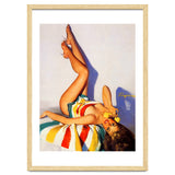 Sexy Pinup Girl Talking On The Vintage Phone thumbnail