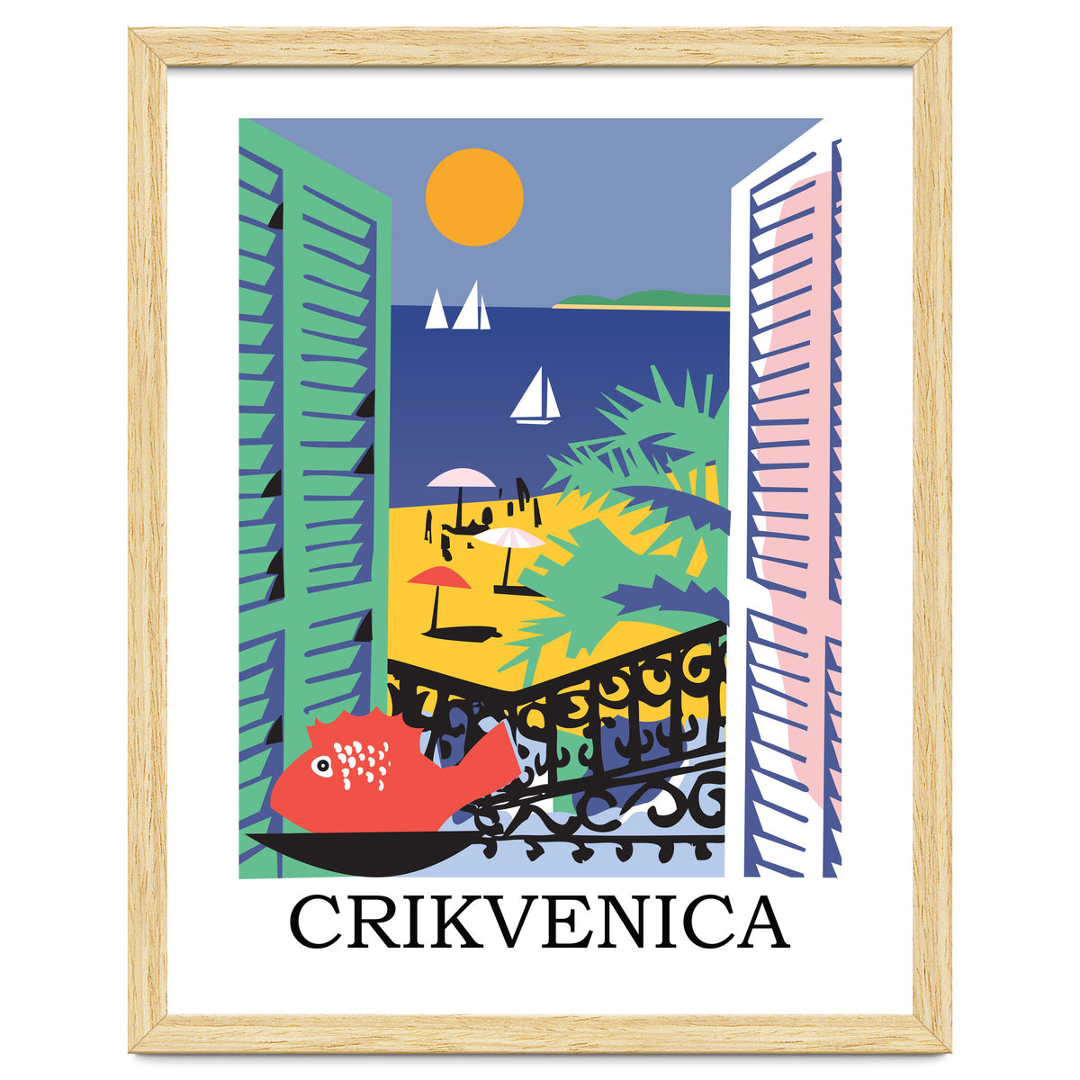 Crikvenica, View From a Window