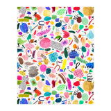 Abstract Colourful Marks Scribbles (Print Only) thumbnail
