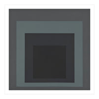 JOSEF ALBERS - HOMAGE TO THE SQUARE BLACK GREY (Print Only)