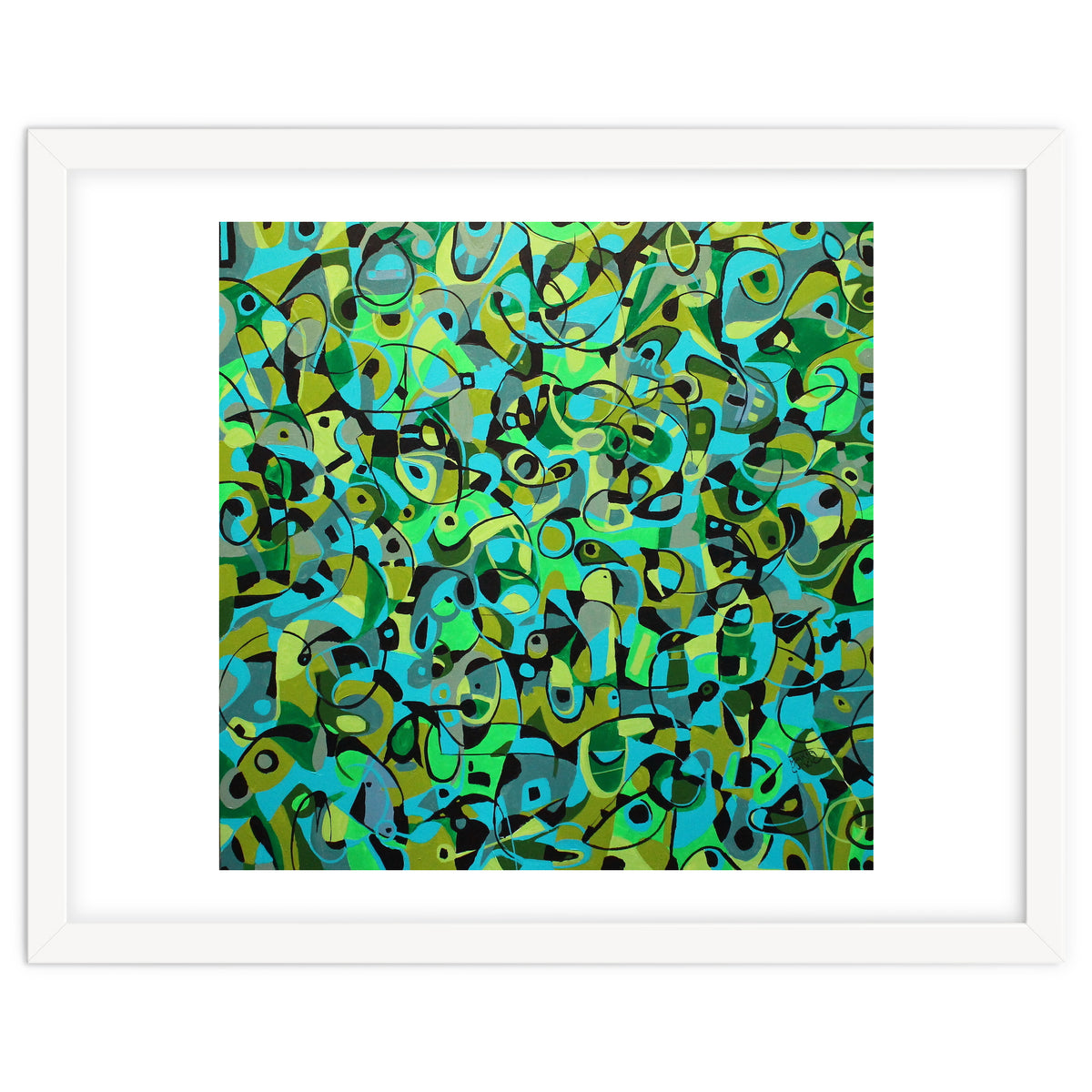 The Birdcall, Acrylic On Canvas, 36"x36"